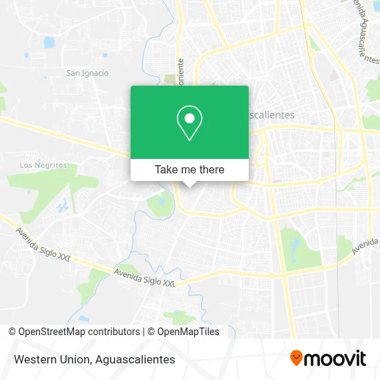 Western Union map