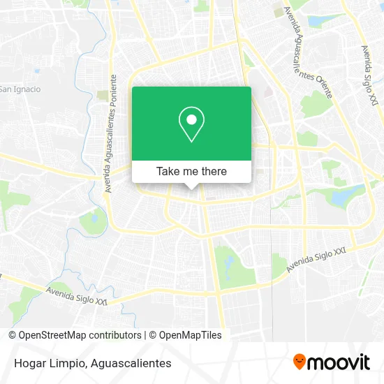 Hogar Limpio map