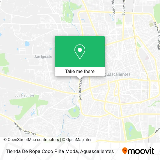 Tienda De Ropa Coco Piña Moda map