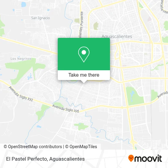 El Pastel Perfecto map