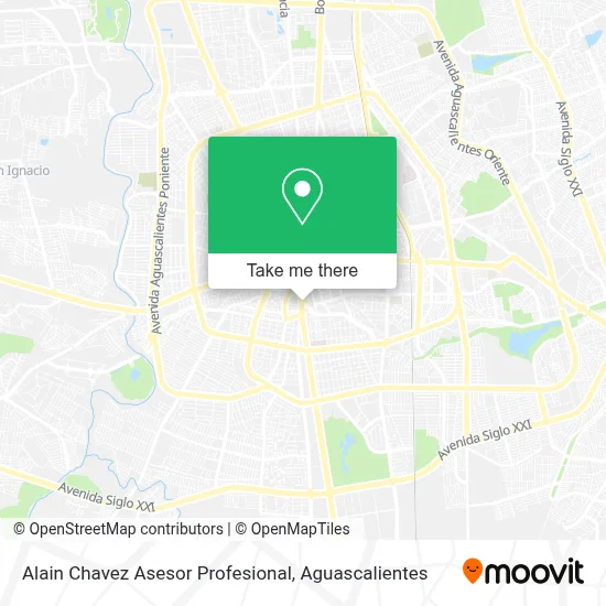 Alain Chavez Asesor Profesional map