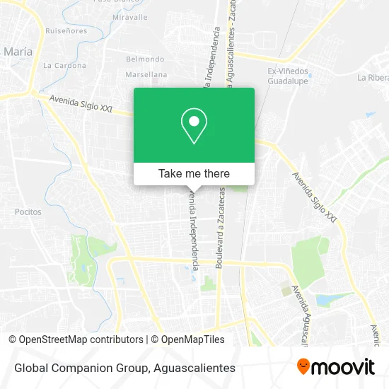 Global Companion Group map