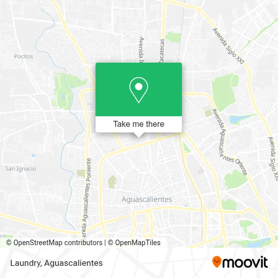 Lavandería map