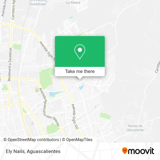 Ely Nails map