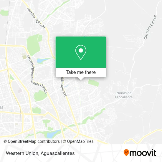 Western Union map