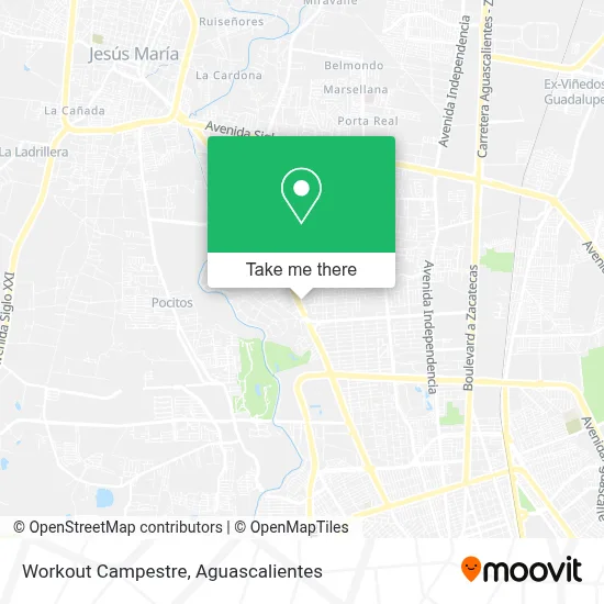 Workout Campestre map