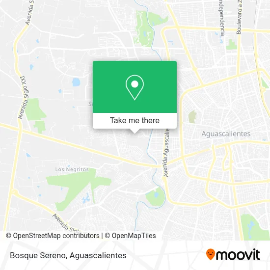 Bosque Sereno map