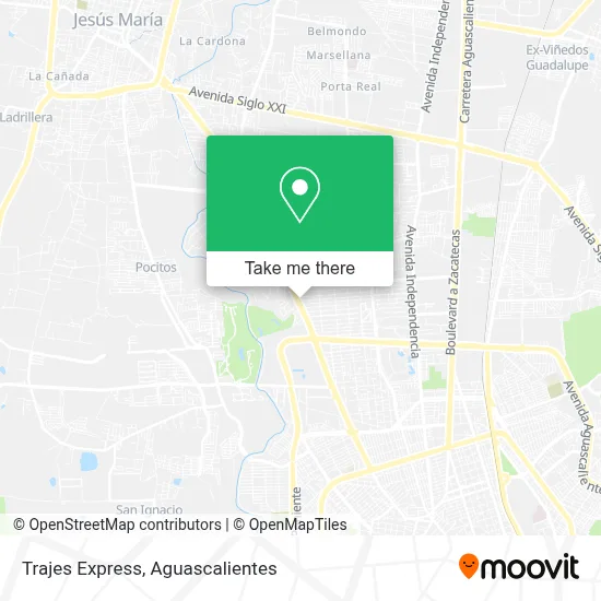 Trajes Express map