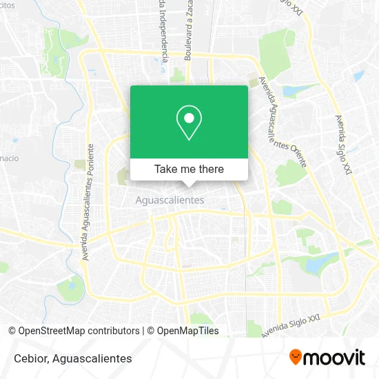 Cebior map