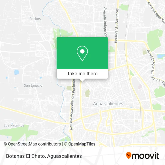Botanas El Chato map