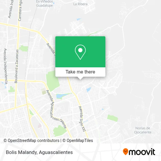 Bolis Malandy map