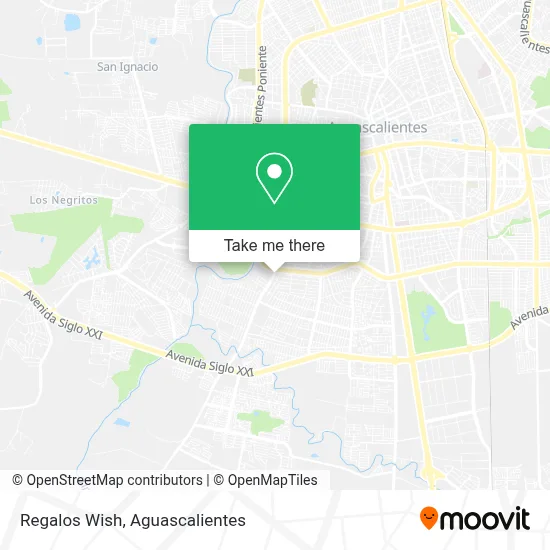 Regalos Wish map