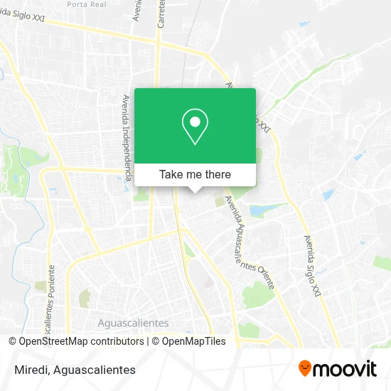 Miredi map