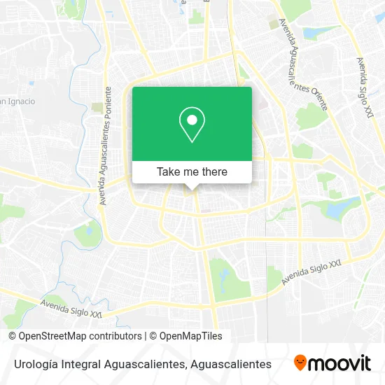 Urología Integral Aguascalientes map