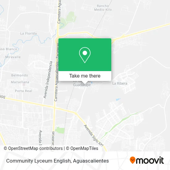 Community Lyceum English map