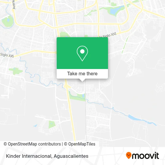 Kinder Internacional map