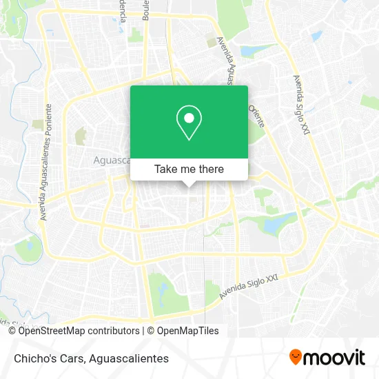 Chicho's Cars map