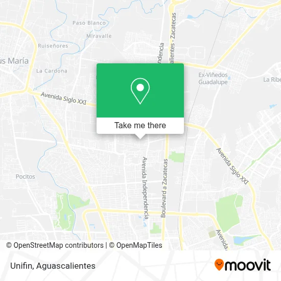 Unifin map