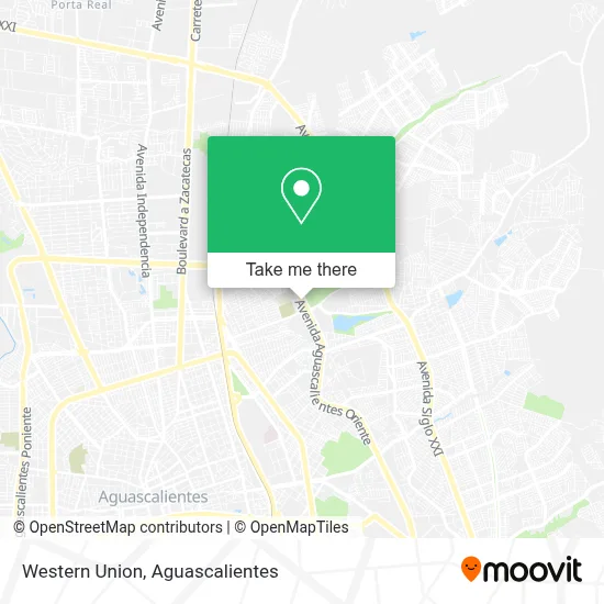 Western Union map