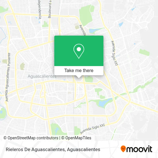 Rieleros De Aguascalientes map