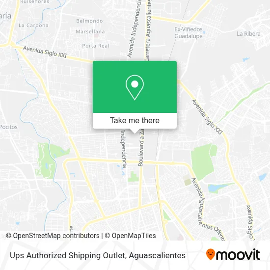 Ups Authorized Shipping Outlet map