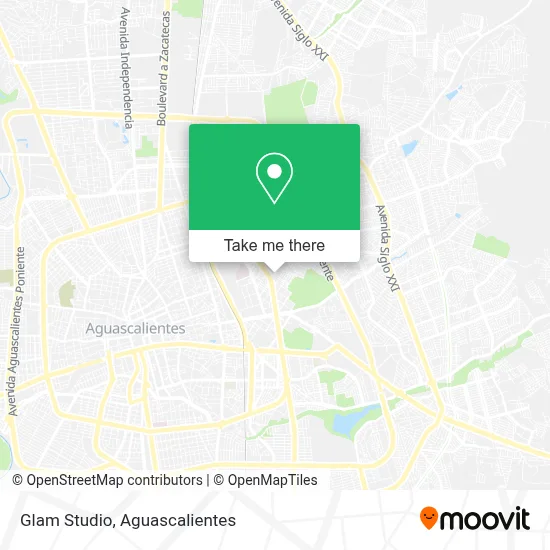 Glam Studio map