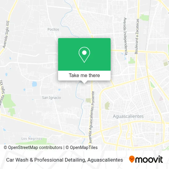Car Wash & Professional Detailing map