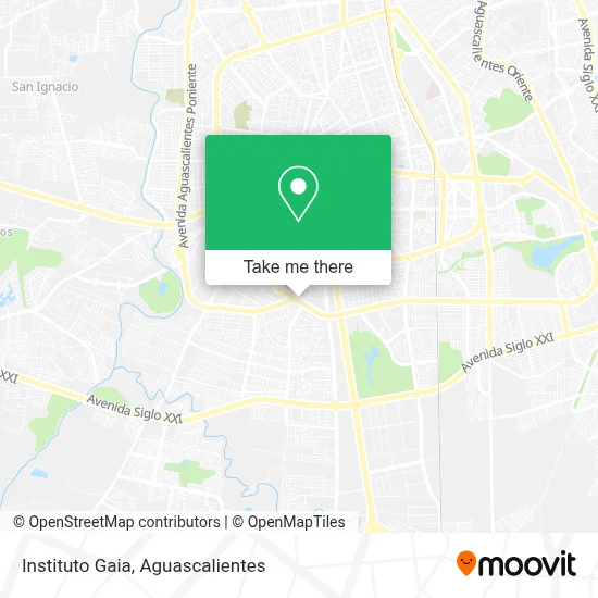 Instituto Gaia map