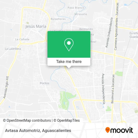 Avtasa Automotriz map