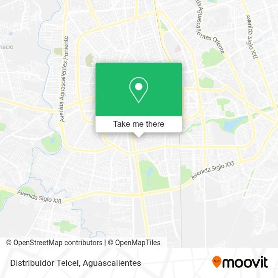 Distribuidor Telcel map