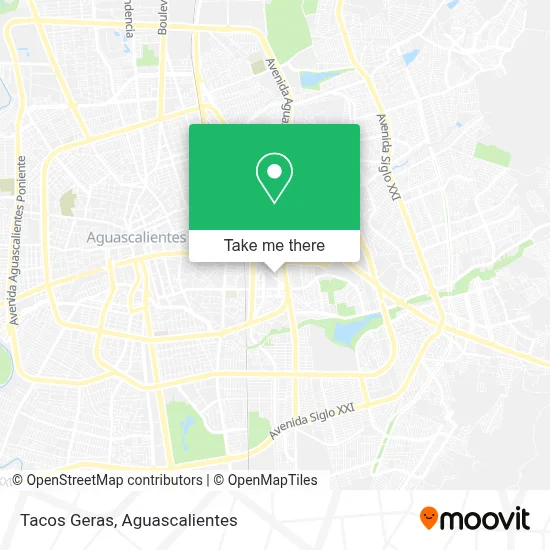 Tacos Geras map