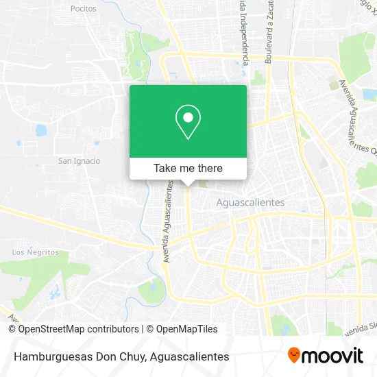 Hamburguesas Don Chuy map
