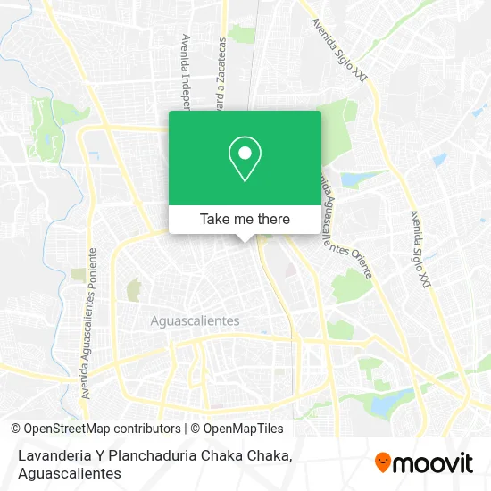 Lavanderia Y Planchaduria Chaka Chaka map