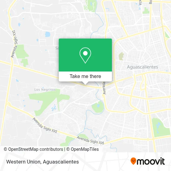 Western Union map