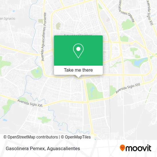 Gasolinera Pemex map