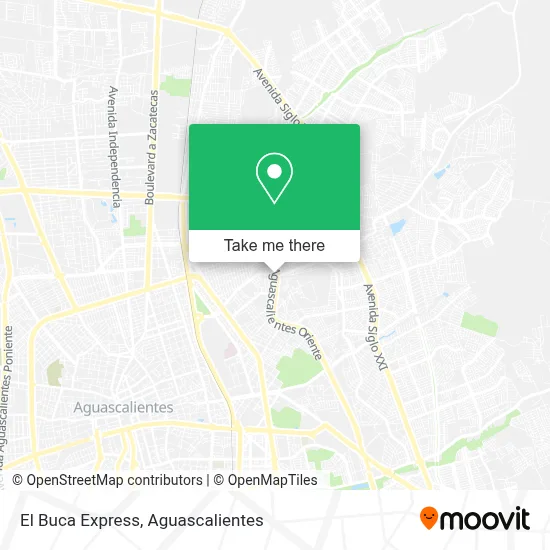 El Buca Express map