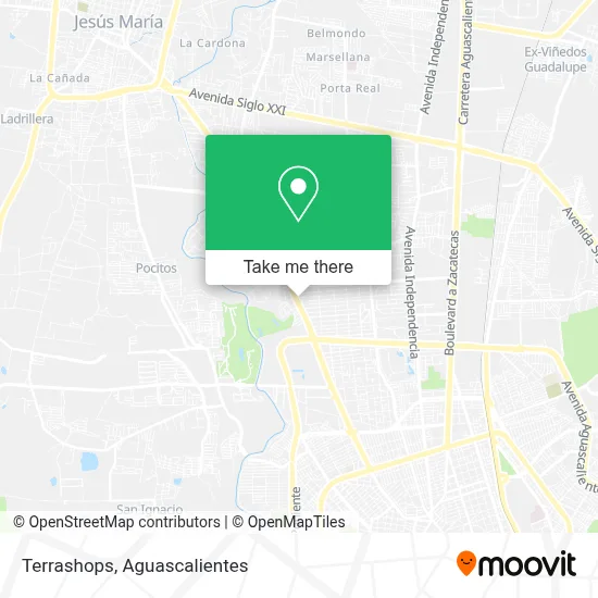 Terrashops map