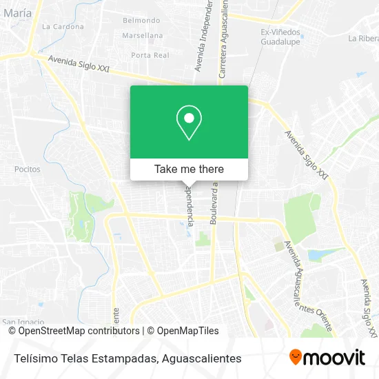 Telísimo Telas Estampadas map
