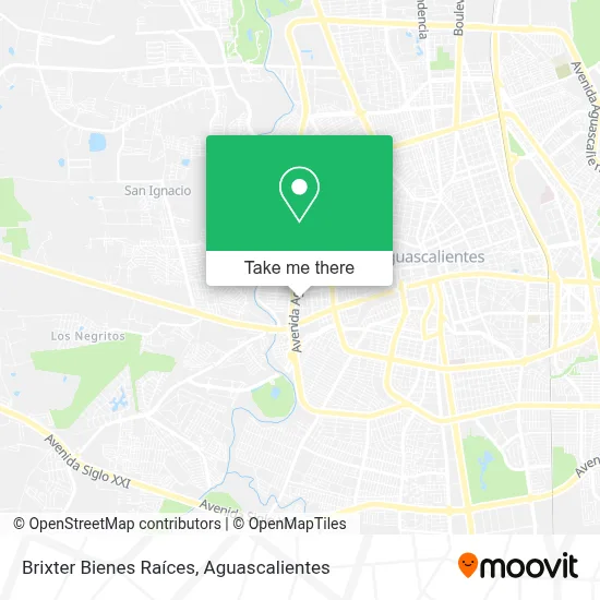 Brixter Bienes Raíces map