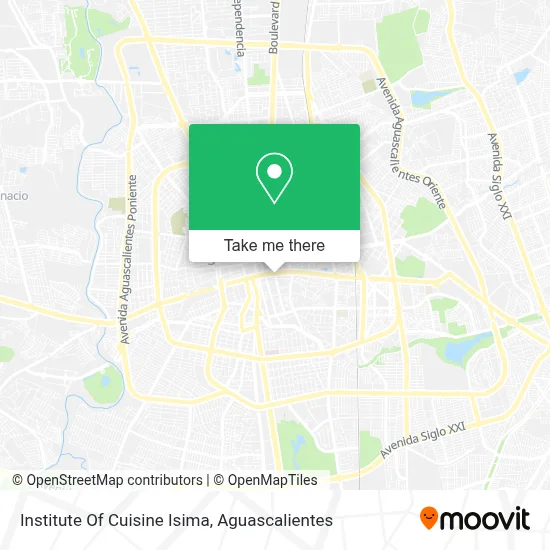 Institute Of Cuisine Isima map