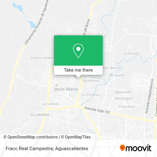 Fracc Real Campestre map