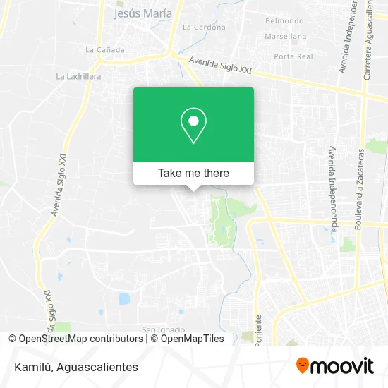 Kamilú map