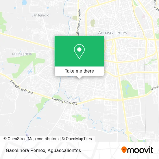 Gasolinera Pemex map