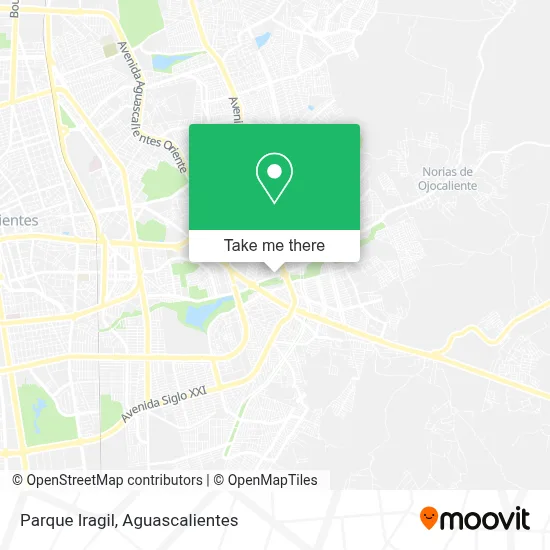 Parque Iragil map
