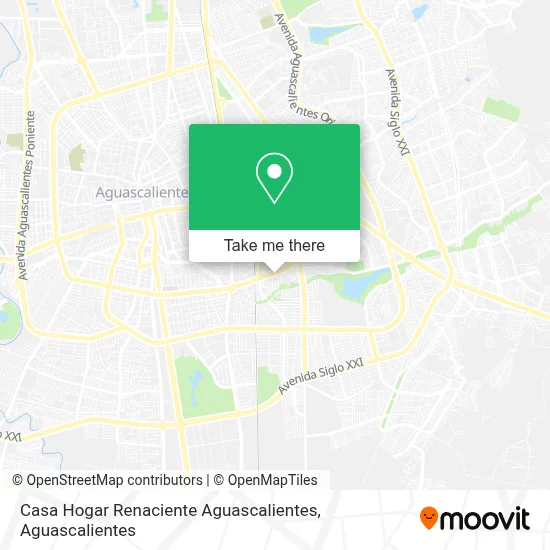 Casa Hogar Renaciente Aguascalientes map