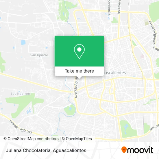 Juliana Chocolatería map