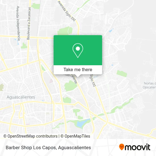 Barber Shop Los Capos map