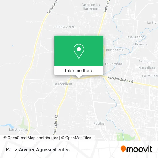 Porta Arvena map