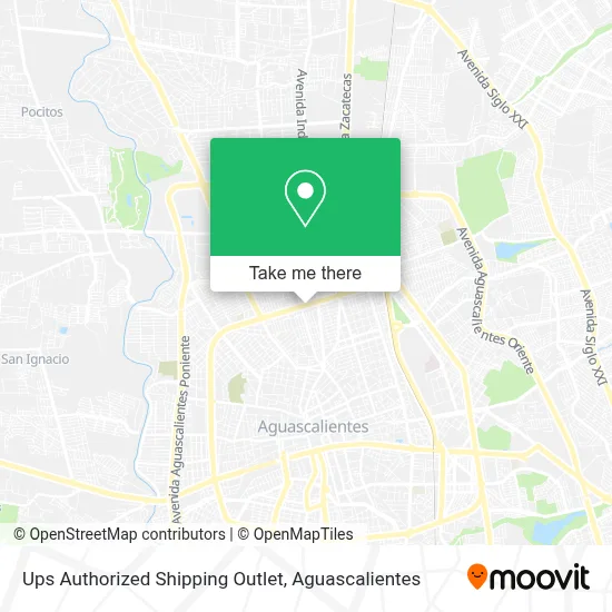 Ups Authorized Shipping Outlet map