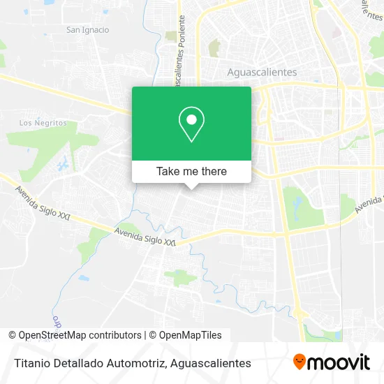 Titanio Detallado Automotriz map
